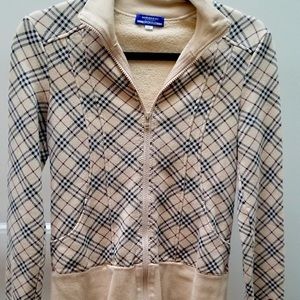 Burberry blue label zipper jacket